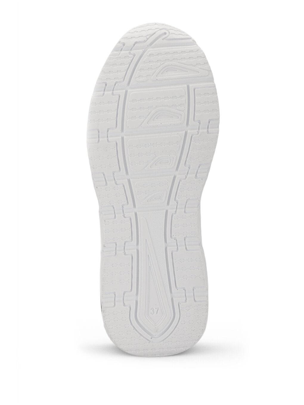 Beyaz Baskılı Bağcıklı Kadın Aktif Spor Ayakkabı-6