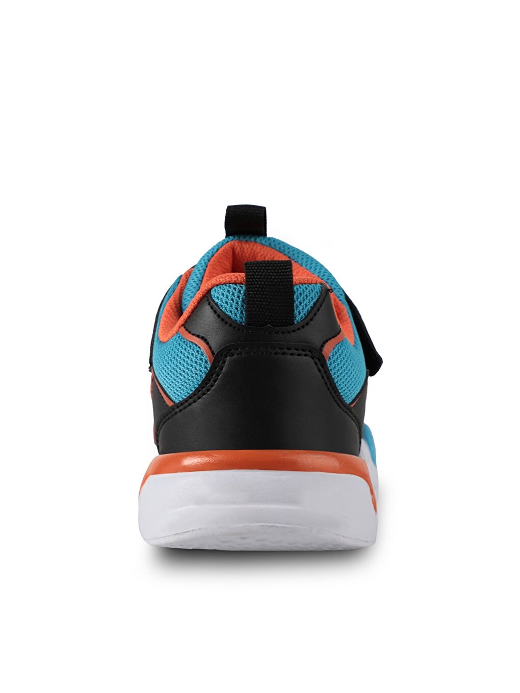 Siyah Bağcıklı ve Cırt Cırtlı Unisex Spor Ayakkabı-5