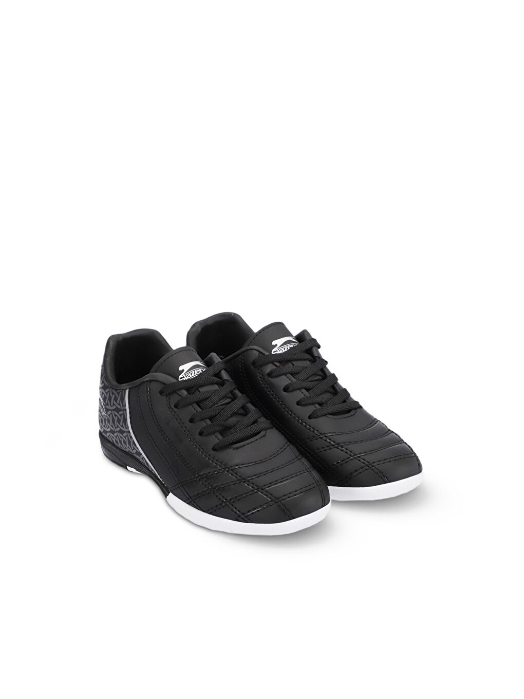 Siyah Baskılı Bağcıklı Erkek Çocuk Krampon-1