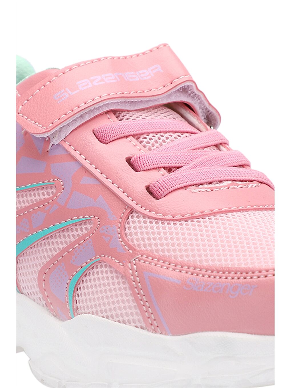 Pembe Cırt Cırtlı Baskılı Unisex Aktif Spor Ayakkabı-3