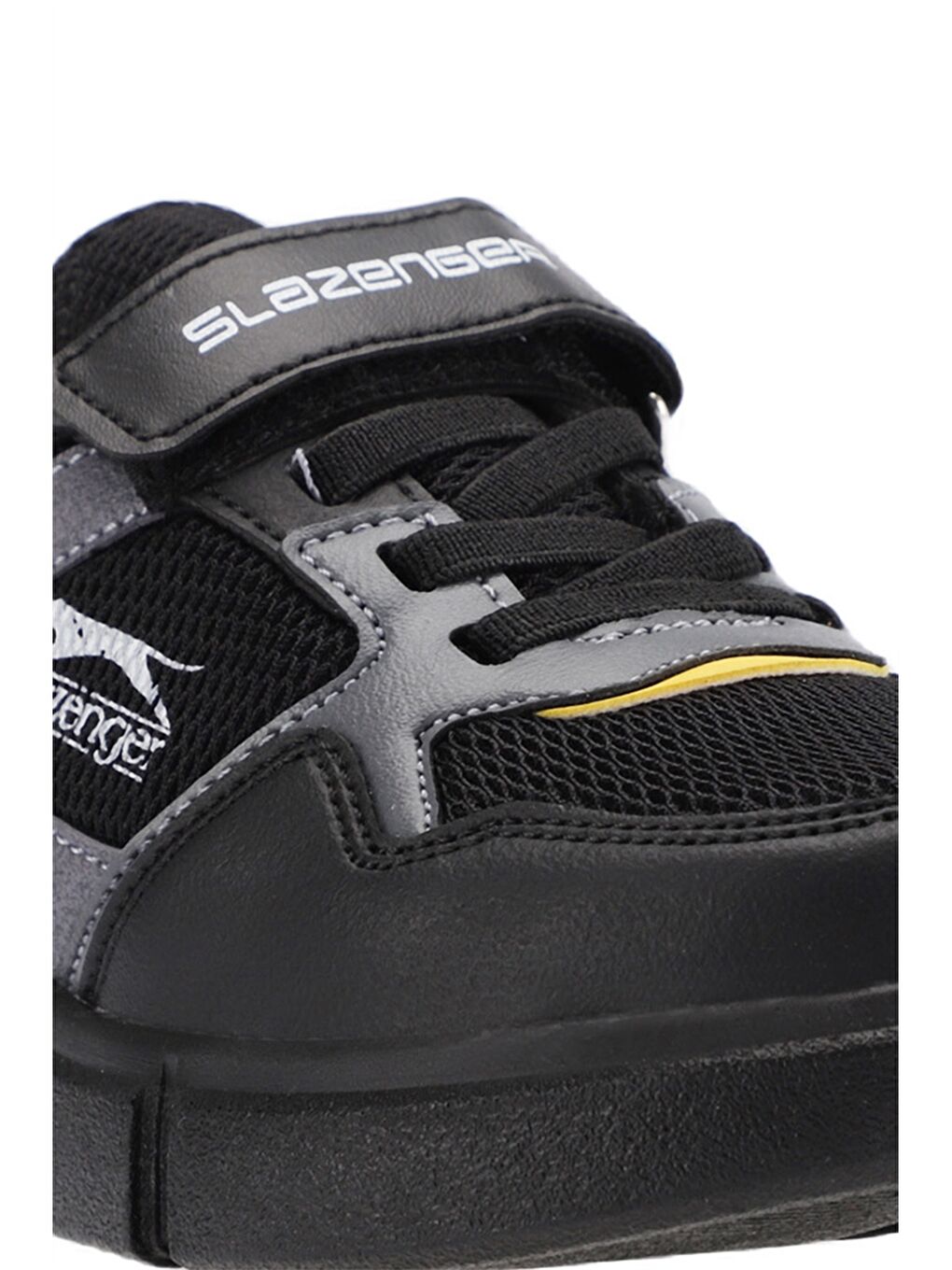 Siyah Cırt Cırtlı Baskılı Unisex Spor Ayakkabı-3