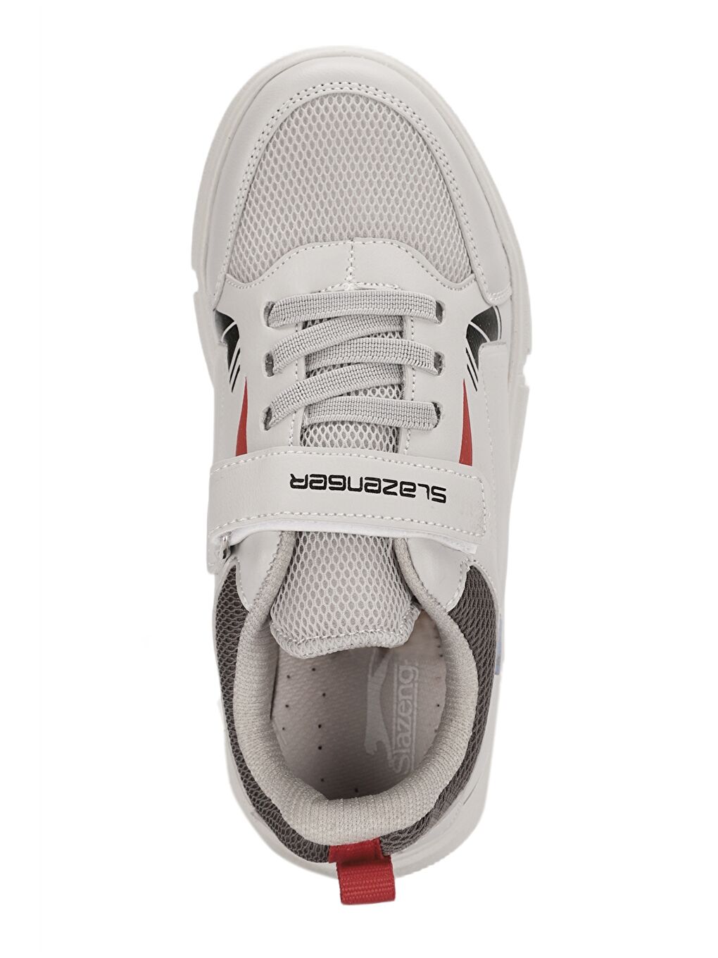 Gri Cırt Cırtlı Kız Çocuk Aktif Spor Ayakkabı-4