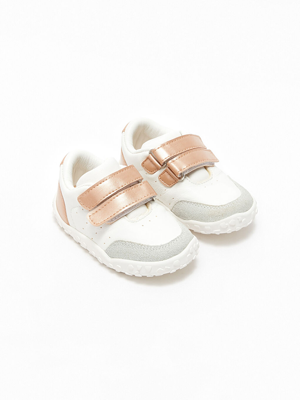 Genuine Leather Velcro Closure Baby Girl Anatomical First Step Shoes