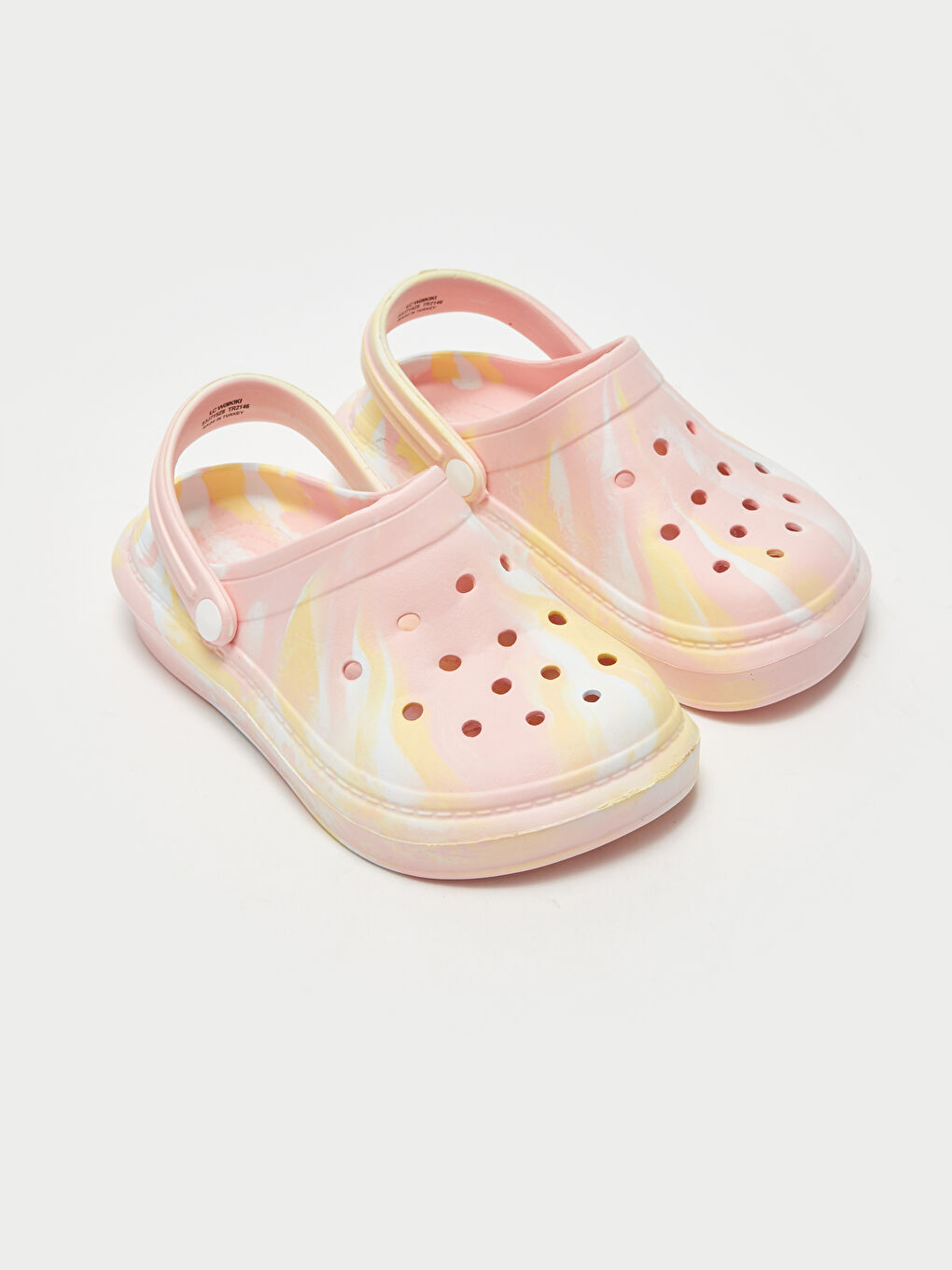 Pembe Batik Desenli Kadın Terlik