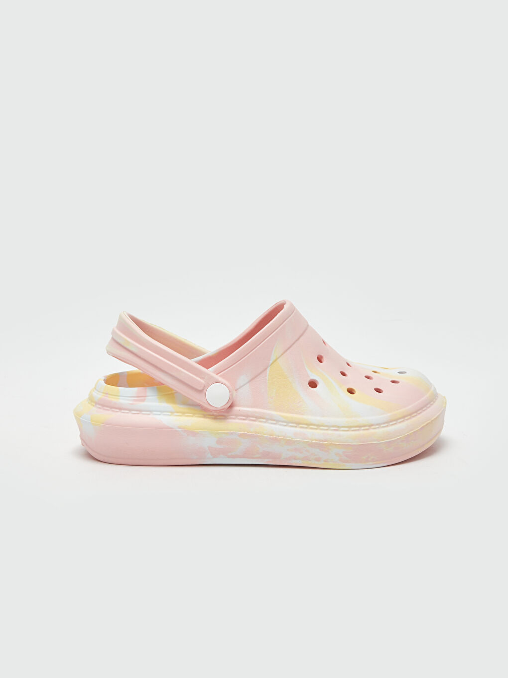 Pembe Batik Desenli Kadın Terlik-1