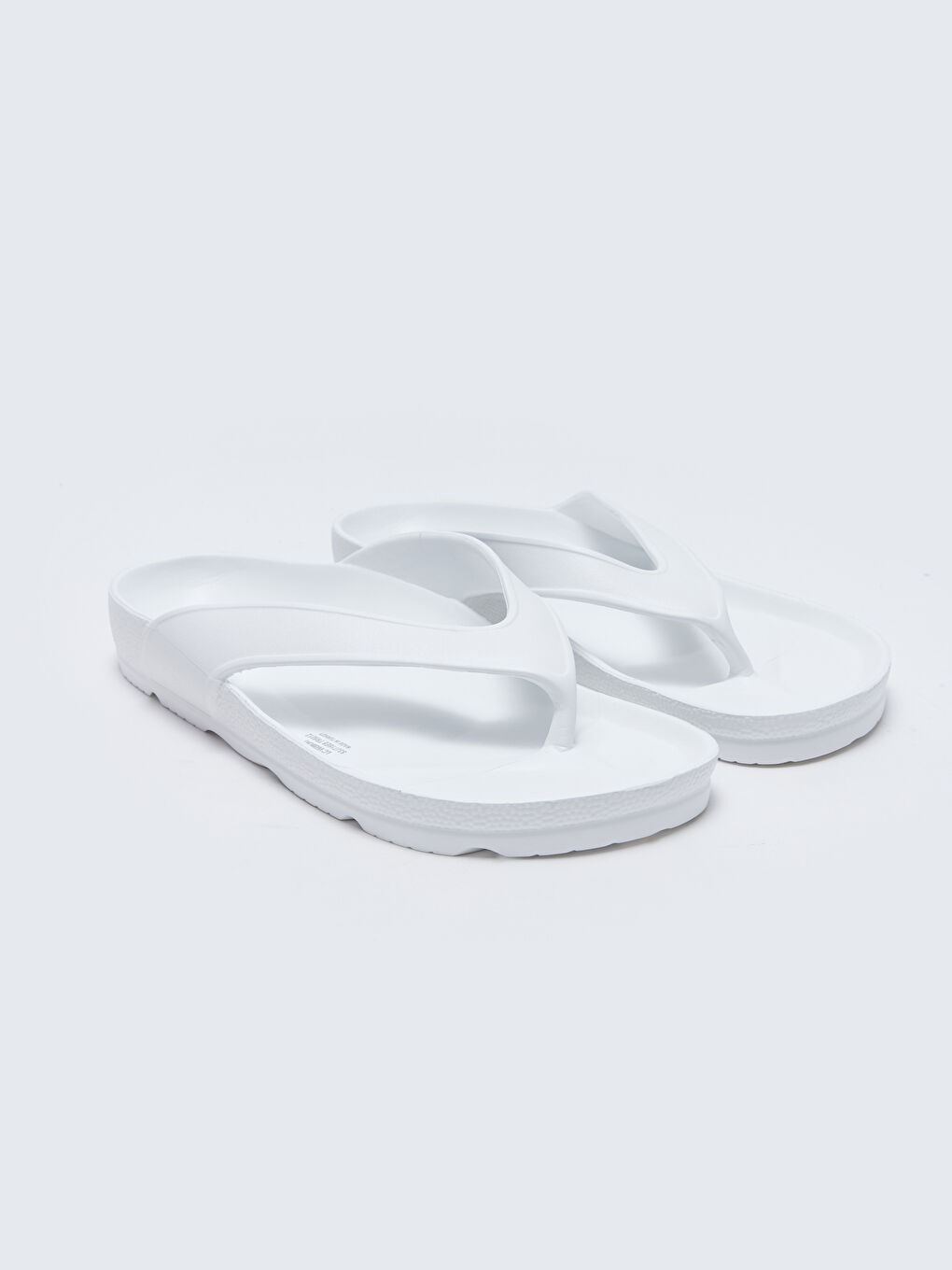 Beyaz Parmak Arası Erkek Terlik