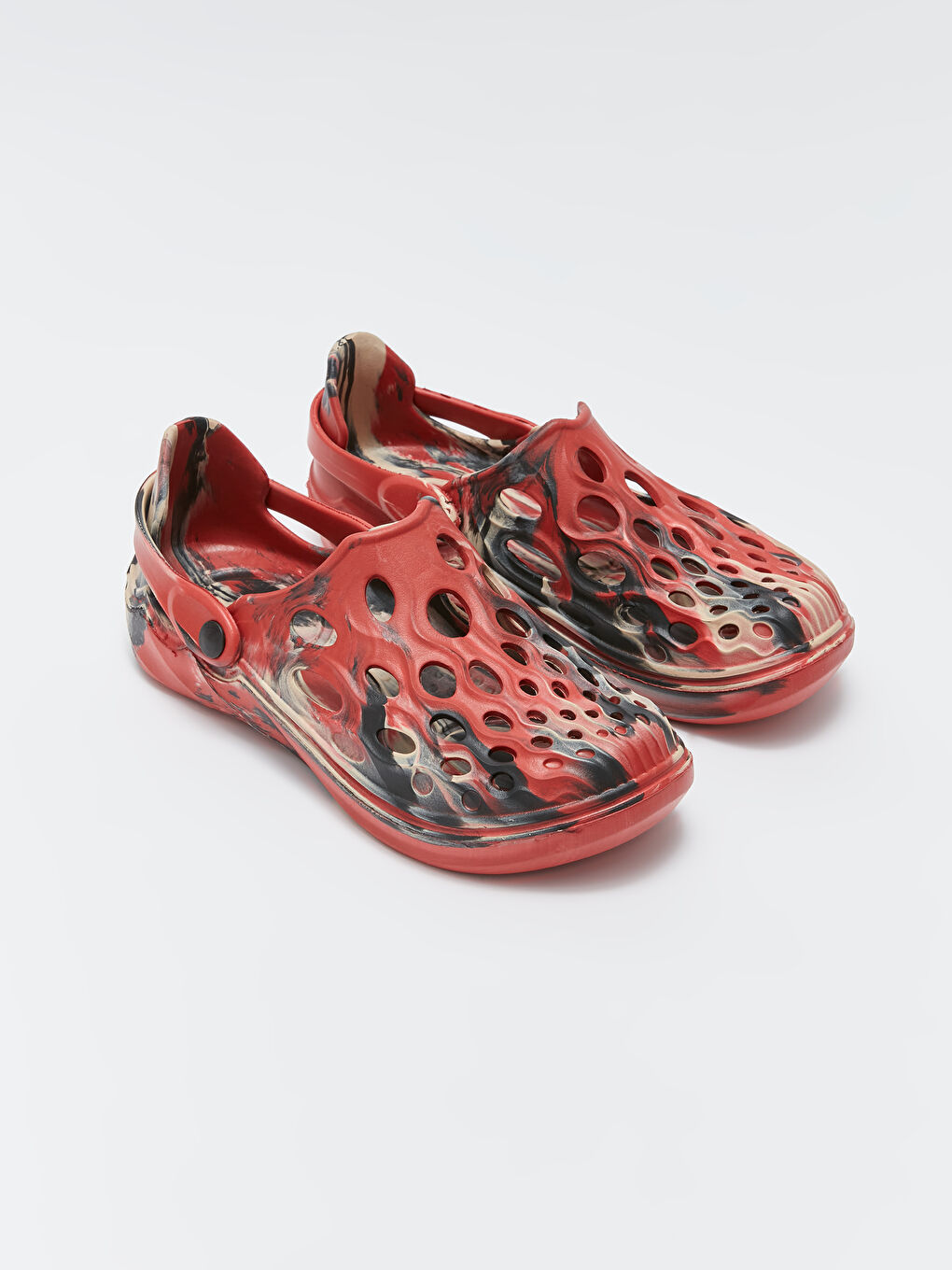 Kırmızı Baskılı Erkek Deniz Ayakkabısı