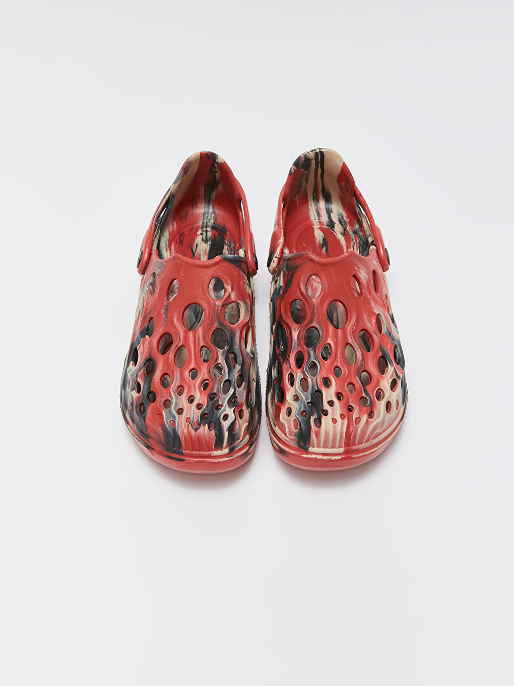 Kırmızı Baskılı Erkek Deniz Ayakkabısı-2