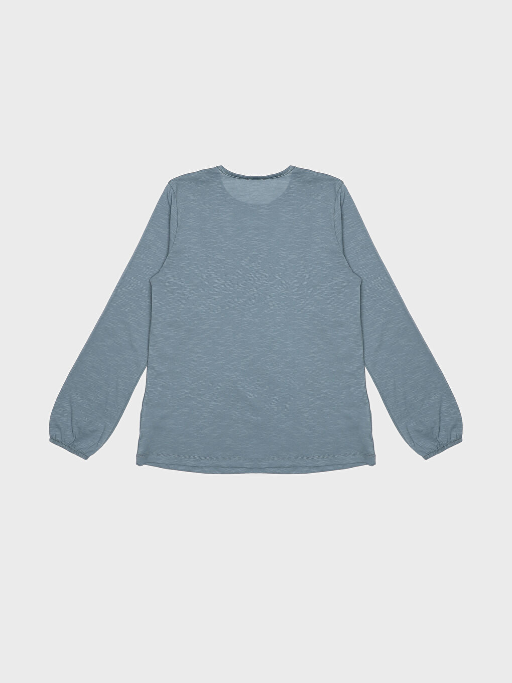 Crew Neck Printed Long Sleeve Women's Blouse -S3J751Z8-H1Y