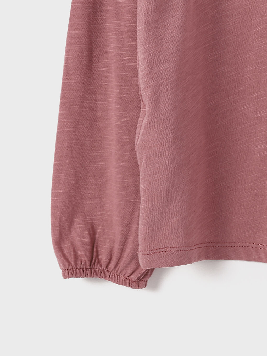 Tie Neck Printed Long Sleeve Women's Blouse-1