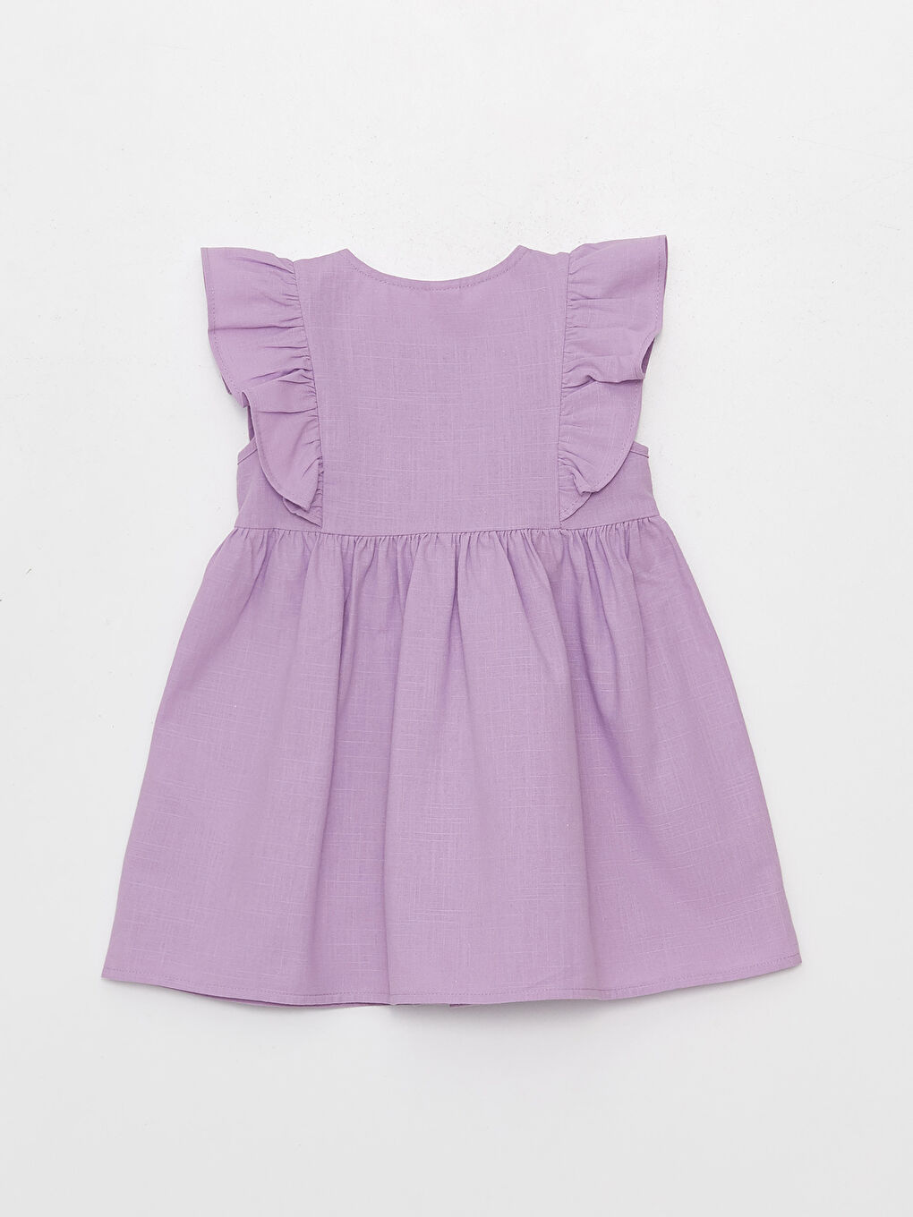 Square Collar Baby Girls' Dress-1