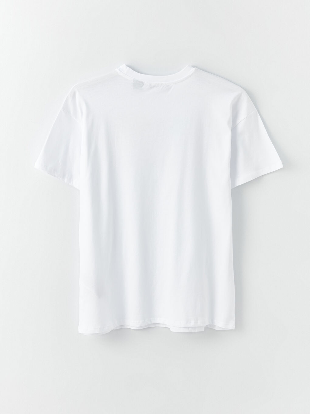 Crew Collar Printed Short-Sleeved Oversized Maternity T-Shirt -S3J785Z8-E5X