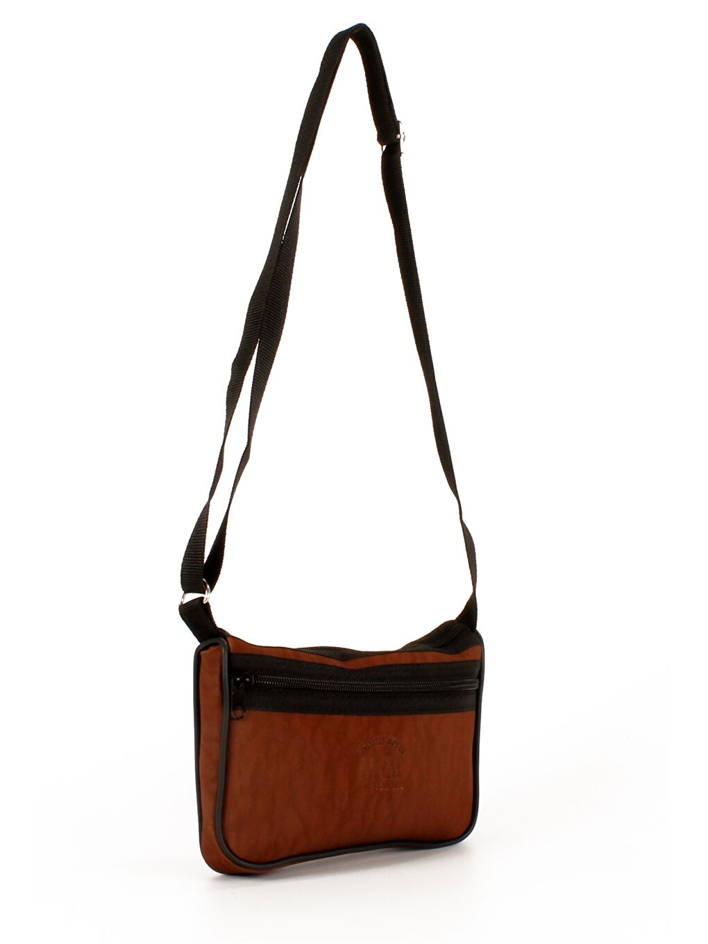 Kahverengi Kendinden Desenli Kadın Omuz Çantası