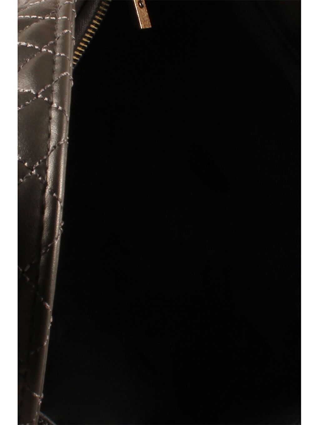 Gri Deri Görünümlü Kadın El Çantası-3