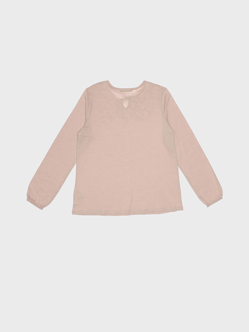 Tie Neck Embroidered Long Sleeve Women's Blouse-2