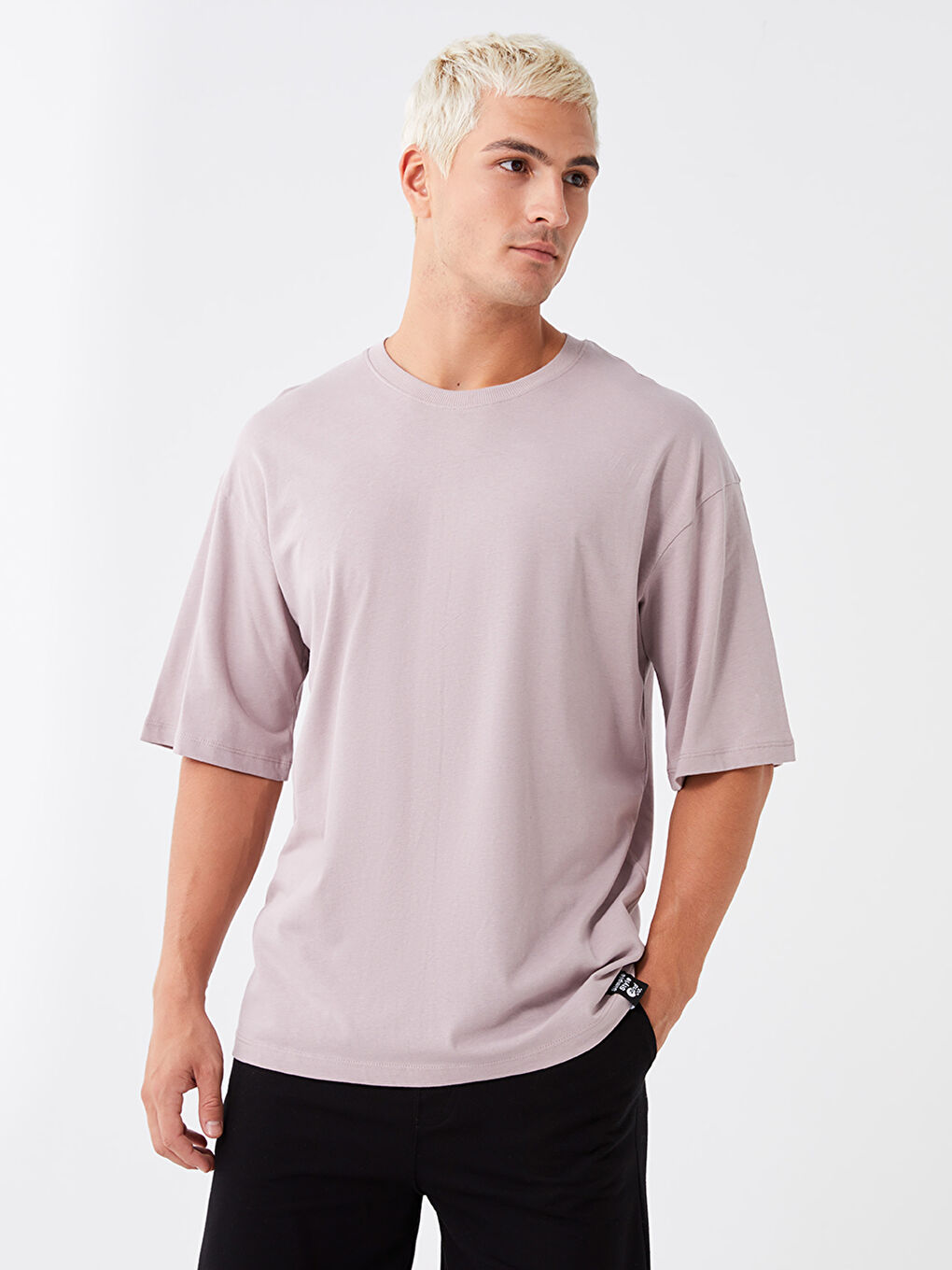 Crew Neck Short Sleeve Men's T-Shirt-2