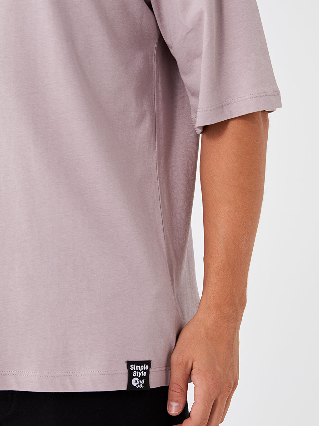 Crew Neck Short Sleeve Men's T-Shirt-4