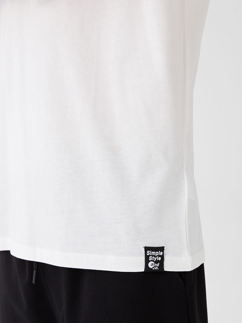 Crew Neck Short Sleeve Men's T-Shirt-3