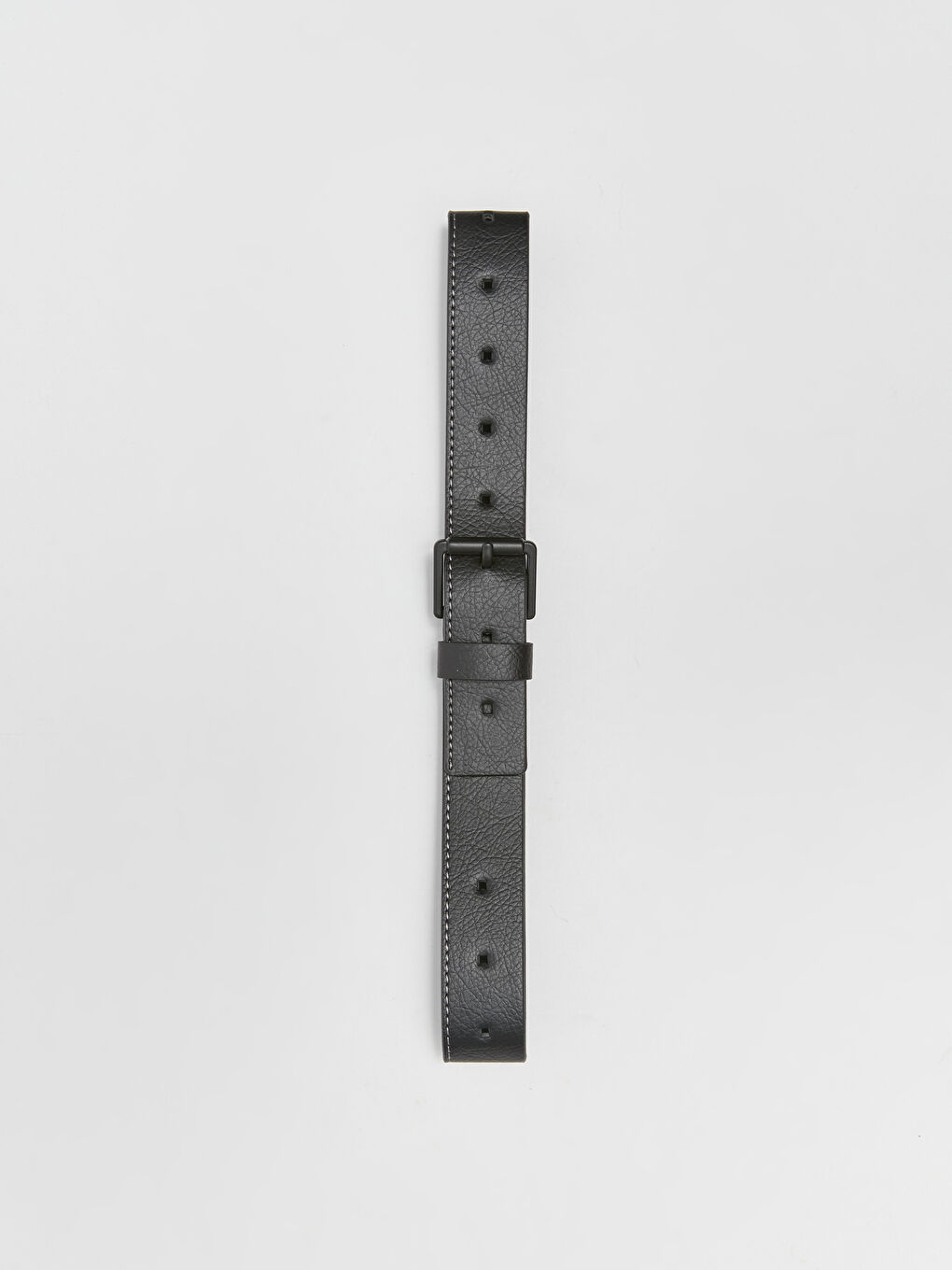 Siyah Deri Görünümlü Erkek Çocuk Kemer-1