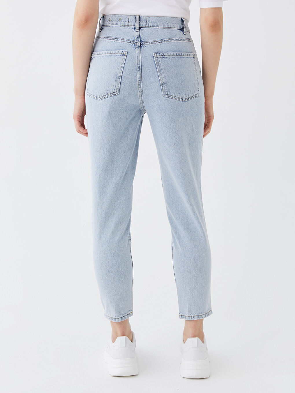 LCW Jeans Indigo Mom Fit Kadın Jean Pantolon - 4