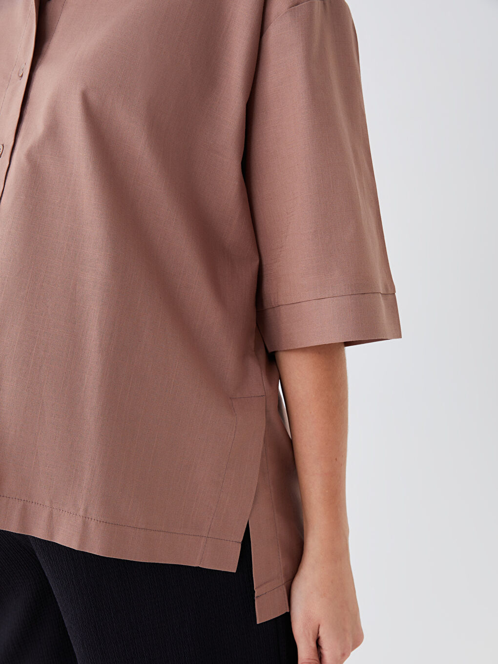 Plain Poplin Maternity Shirt -S3JA81Z8-GWJ