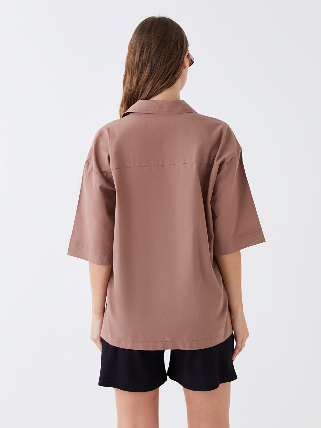 Plain Poplin Maternity Shirt -S3JA81Z8-GWJ