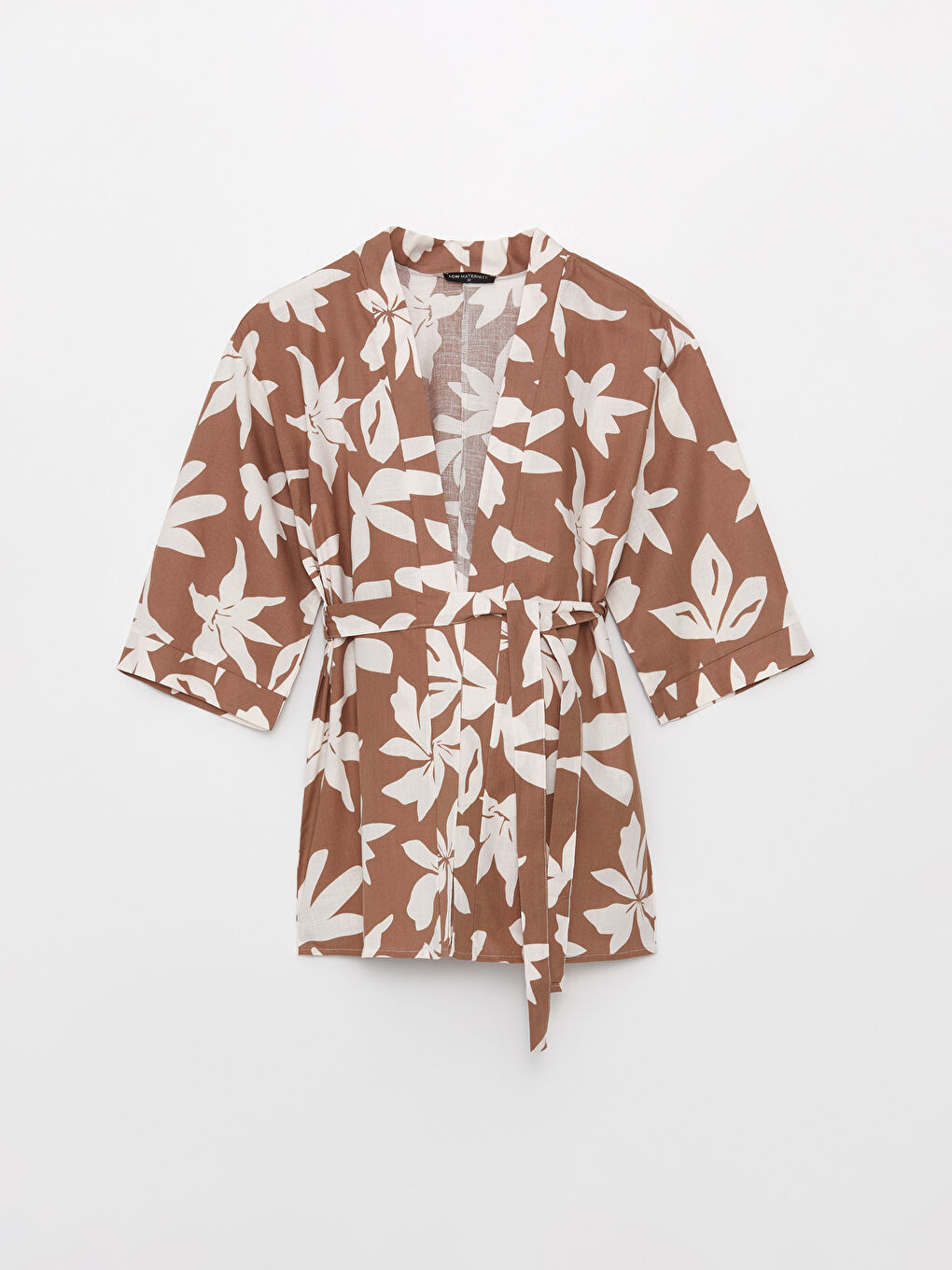 یاخەی شال کیمۆنۆی خانەداری گوڵدار بۆ ئافرەتانی دووگیان-5