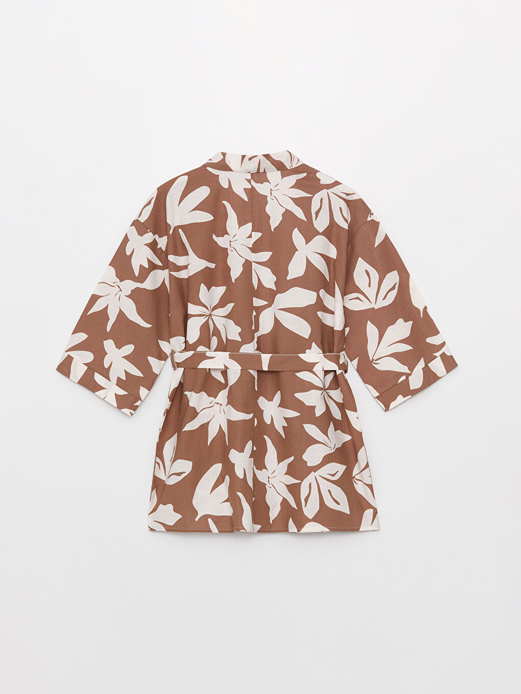 یاخەی شال کیمۆنۆی خانەداری گوڵدار بۆ ئافرەتانی دووگیان-6