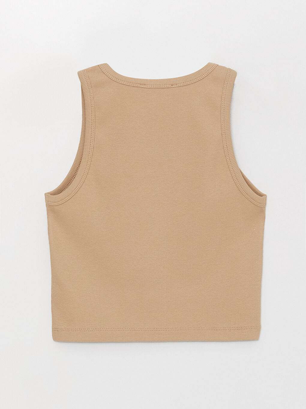 Women's Crew Neck Plain Crop -S3JB10Z8-KPL