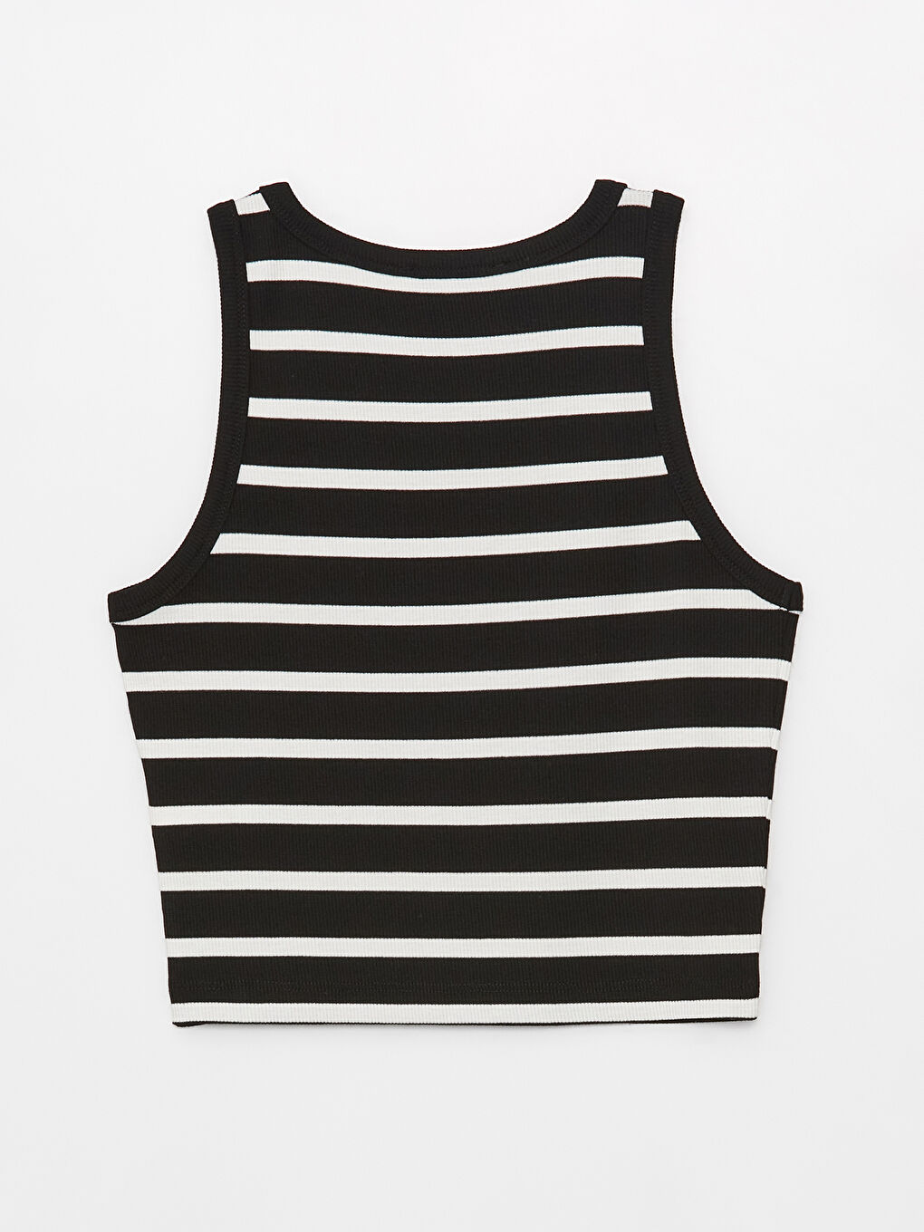 Crew Neck Striped Women's Crop -S3JB10Z8-SZ5