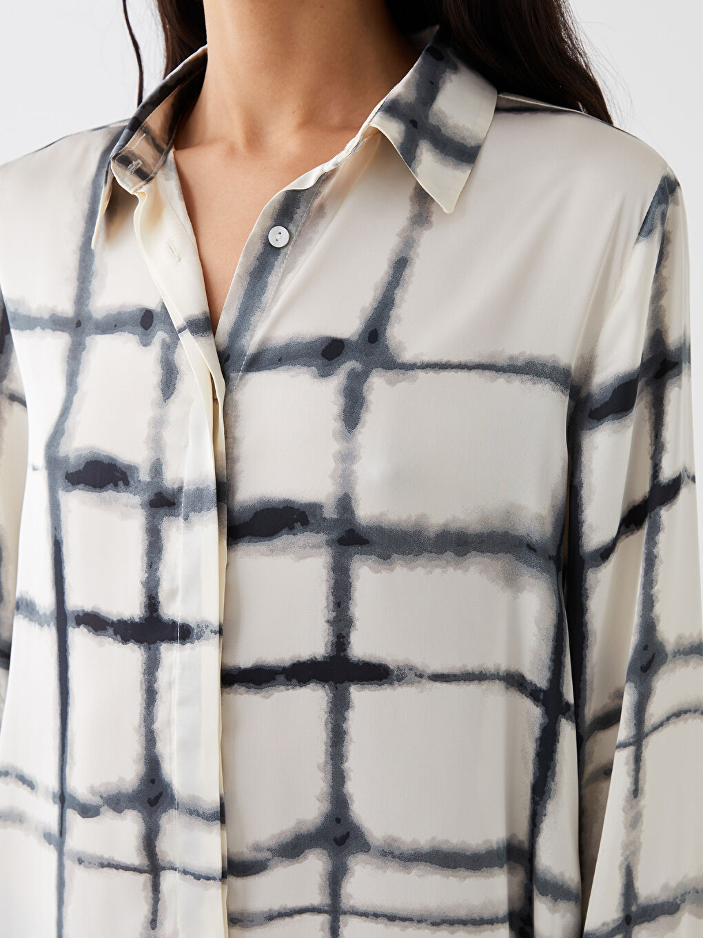 قميص تونيك منقوش للسيدات-3