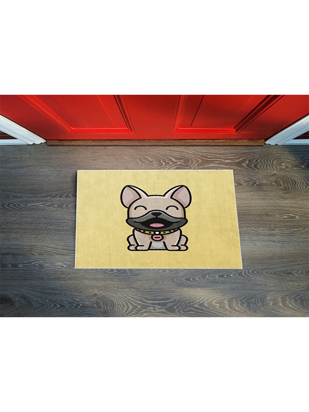 Karışık Baskılı Kapı Önü Paspası 38x58 cm-2