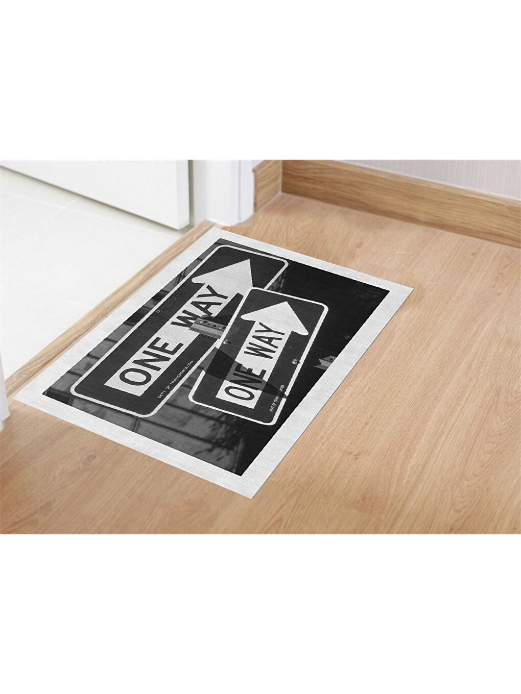 Karışık Baskılı Kapı Önü Paspası 38x58 cm