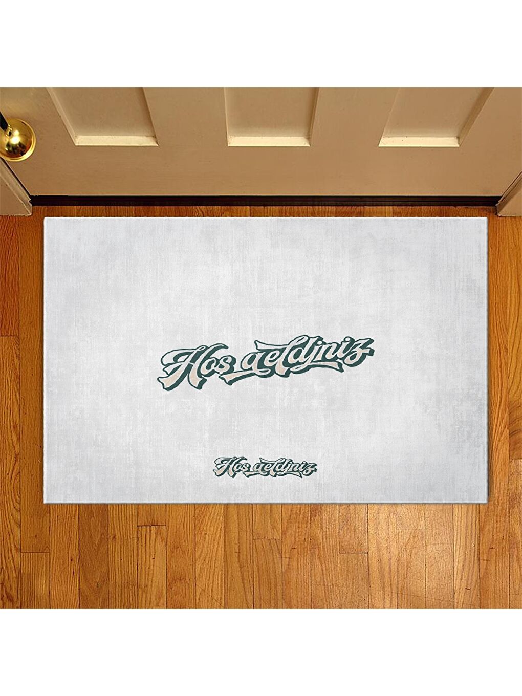 Karışık Baskılı Kapı Önü Paspası-1