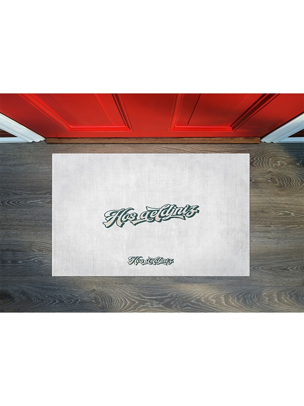 Karışık Baskılı Kapı Önü Paspası-2