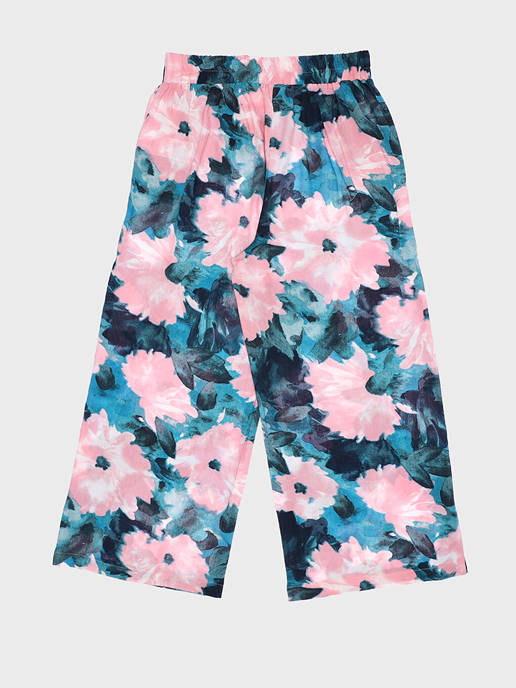 وسط مرن واسع للسيدات بنطلون كابري-2