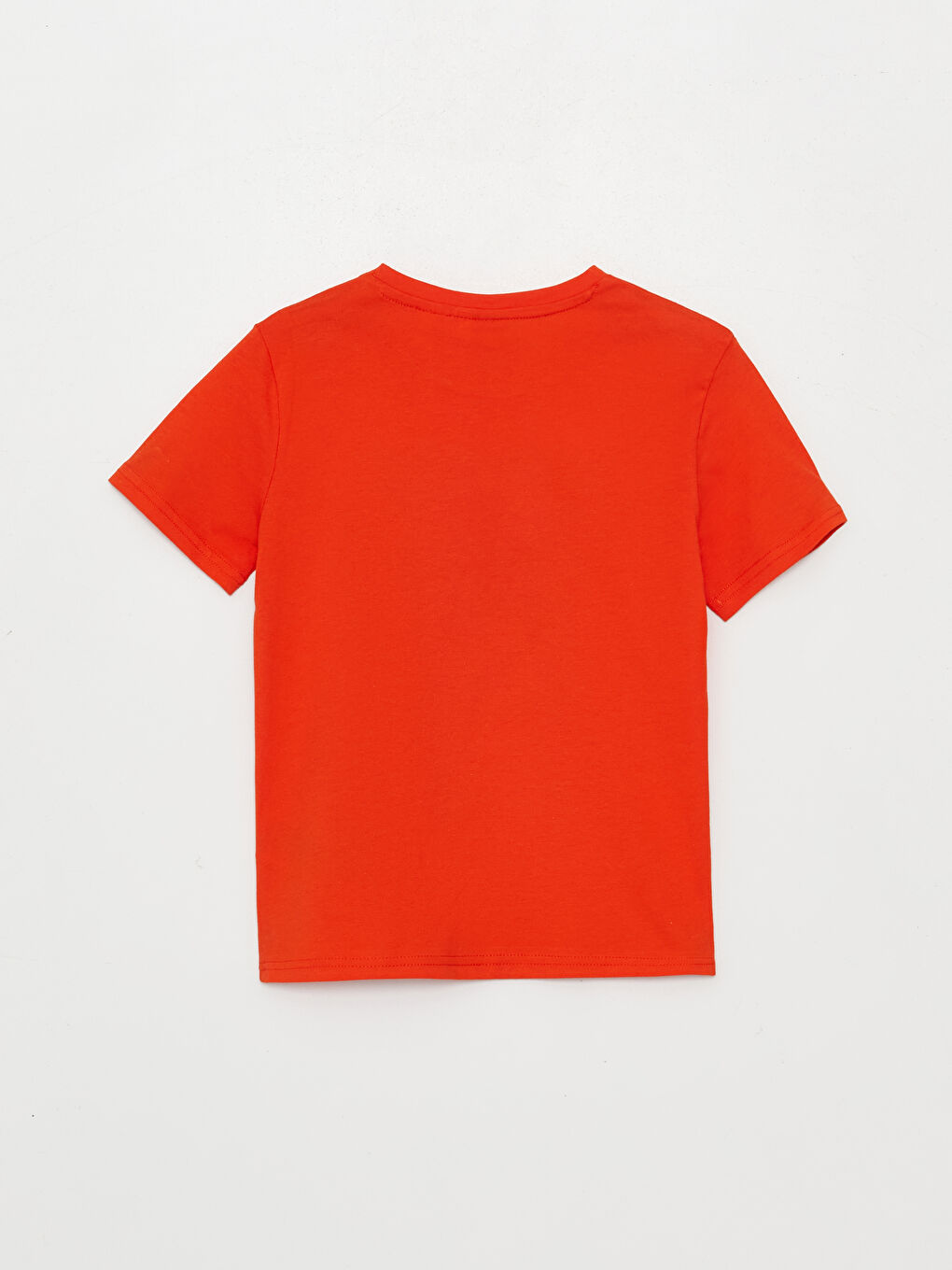 Crew Neck Superman Printed Short Sleeve Boys' T-Shirt-1