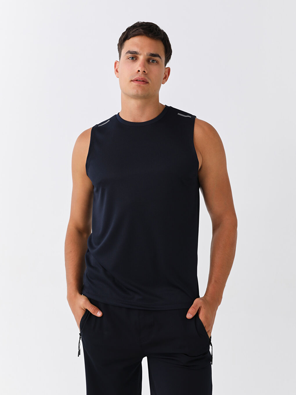 DRY-TECH Crew Neck Men's Sleeveless T-Shirt-1