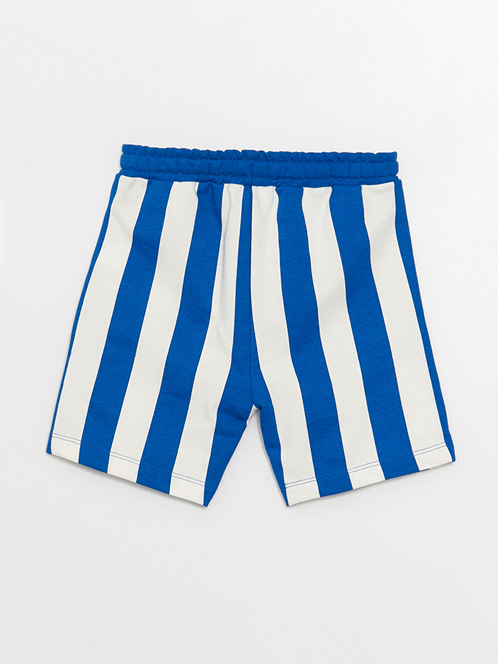 Шорты для малышей мальчиков с эластичным поясом в полоску-4