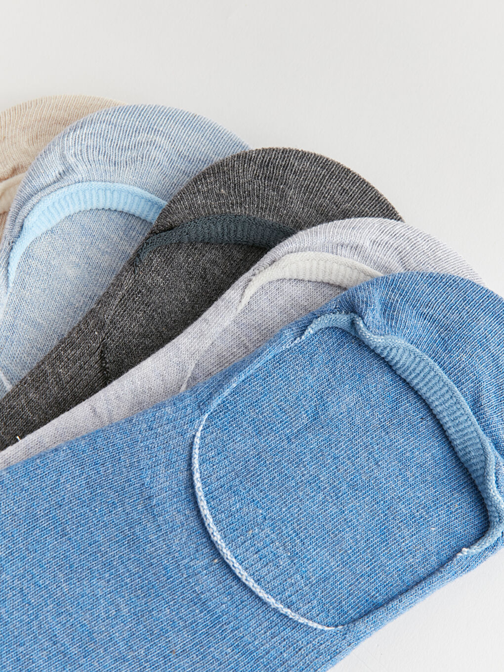 جوارب غير مرئية للرجال - ٥ قطع-2