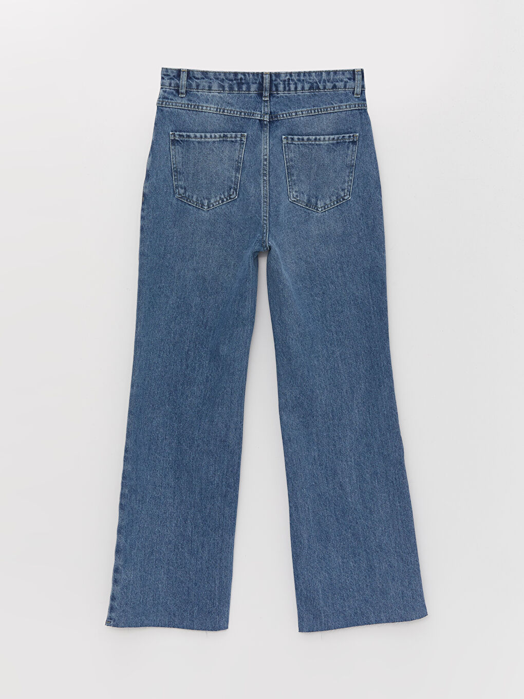 İndigo Wideleg Kadın Jean Pantolon-6