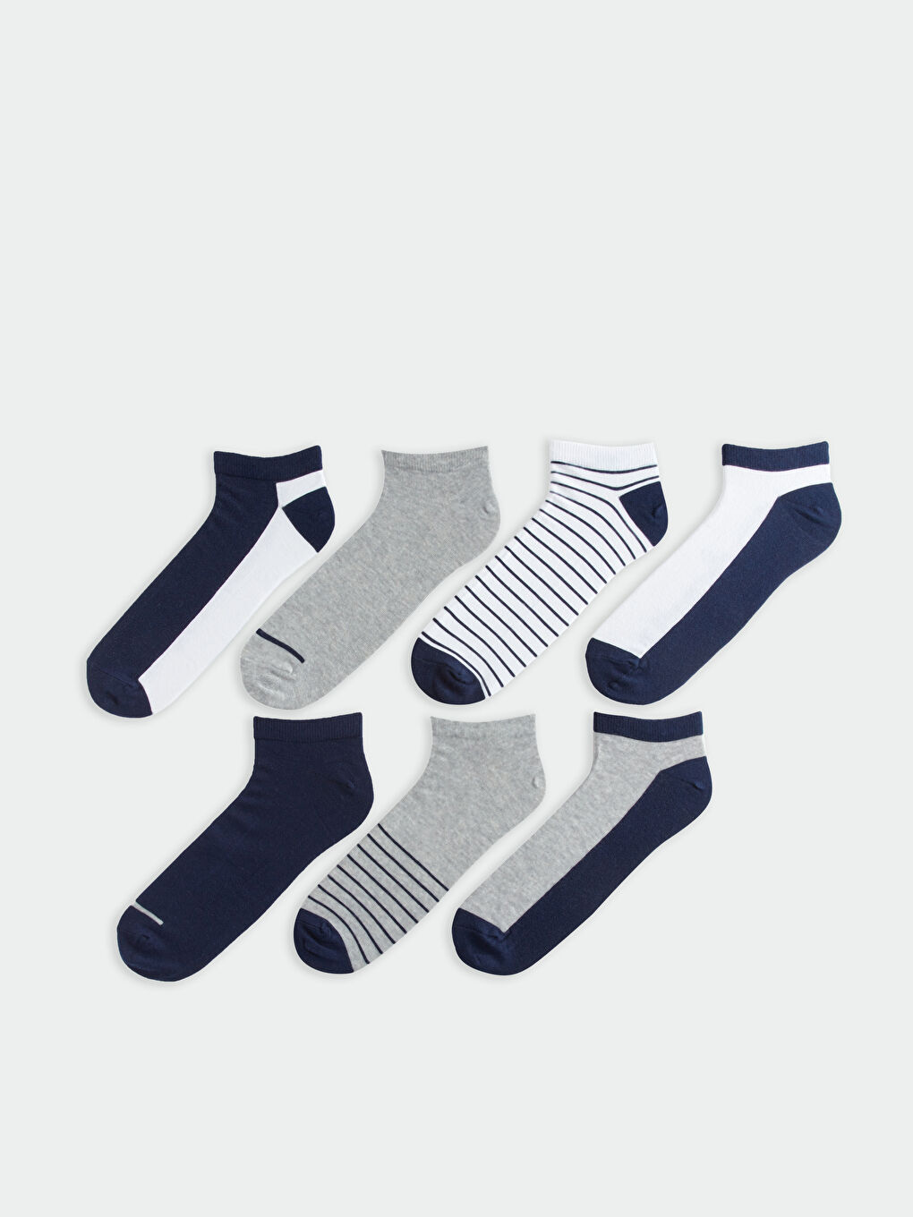 جوارب رياضية منقوشة للرجال - عبوة ٧ قطع