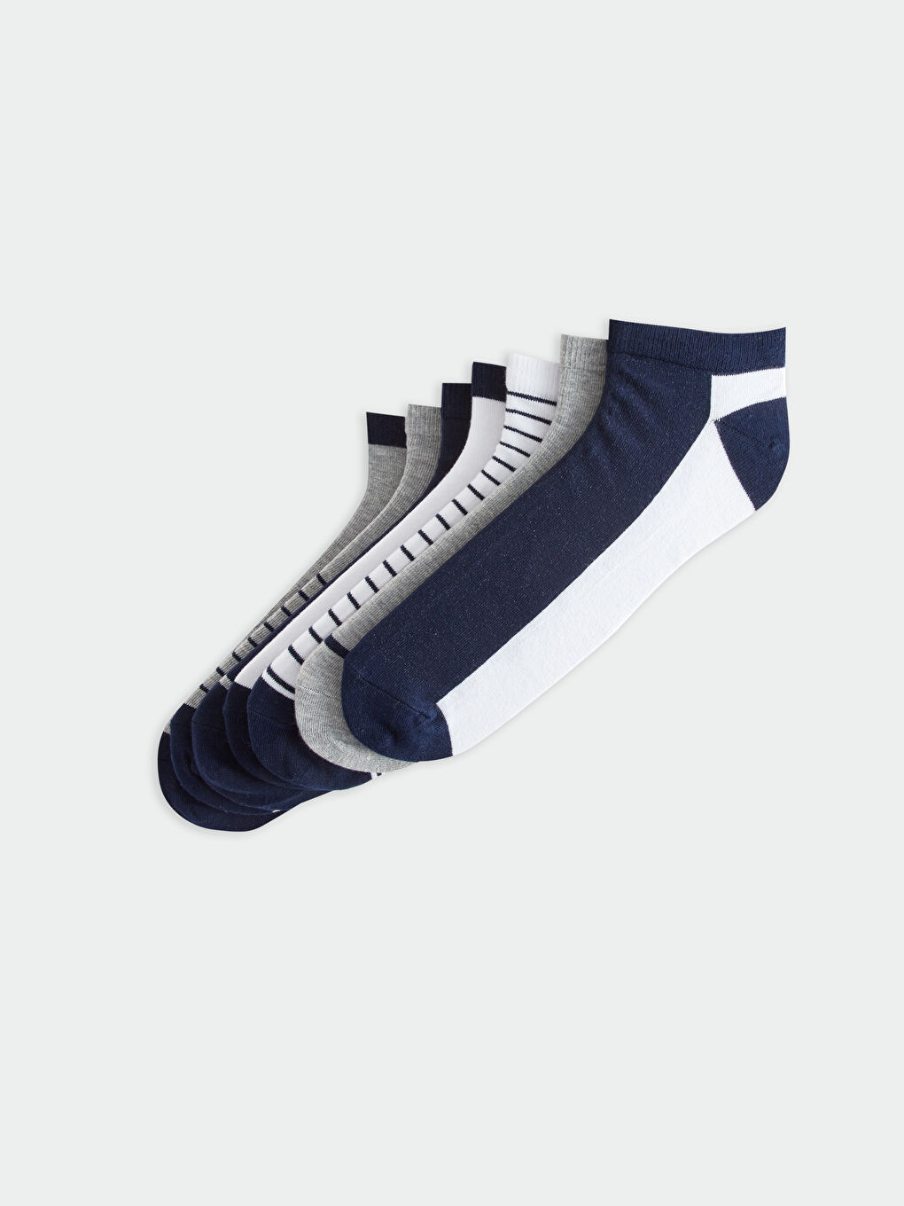 جوارب رياضية منقوشة للرجال - عبوة ٧ قطع-1