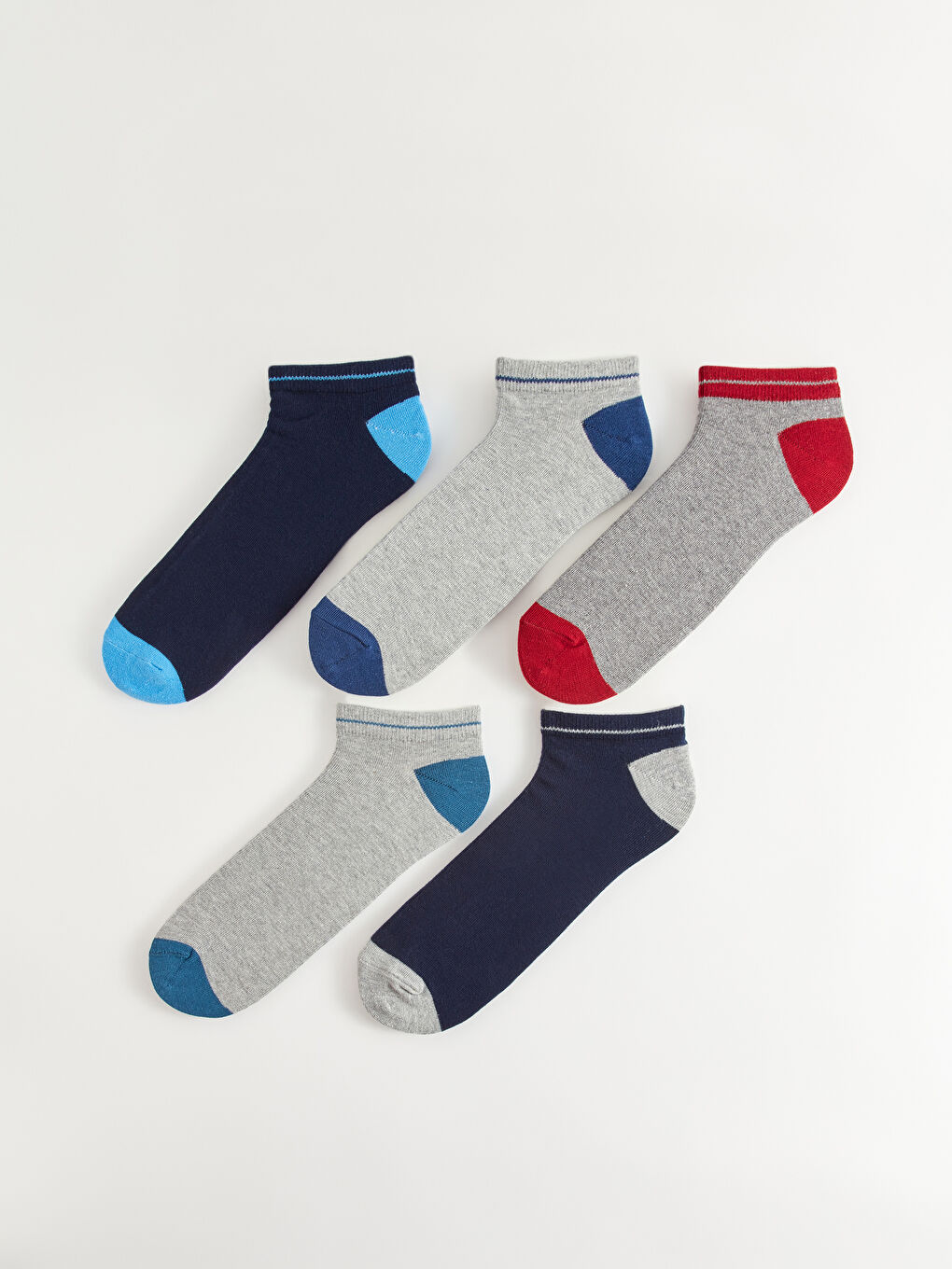 شرابات رياضية بلوك الألوان للرجال - ٥ قطع