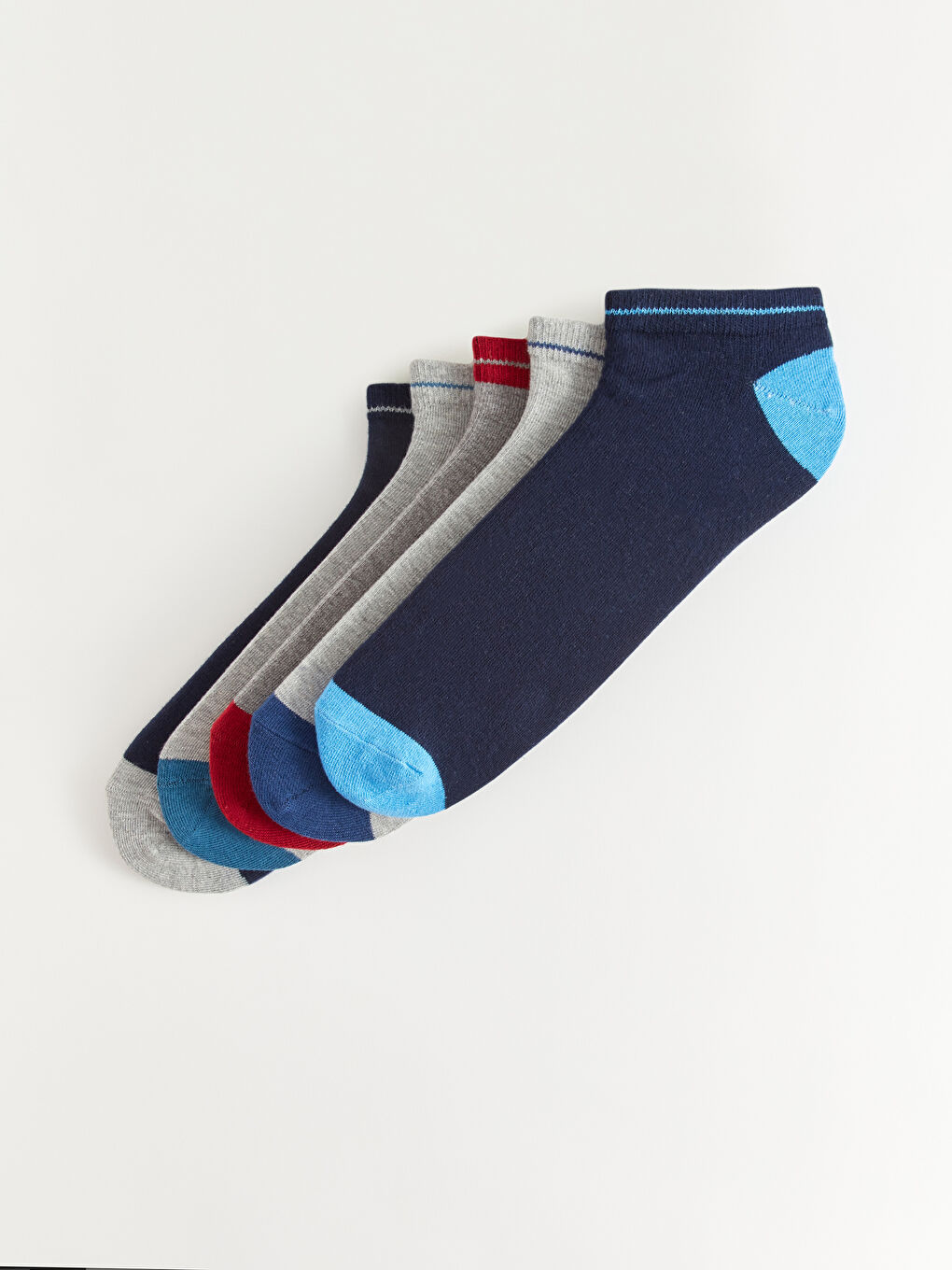 شرابات رياضية بلوك الألوان للرجال - ٥ قطع-1