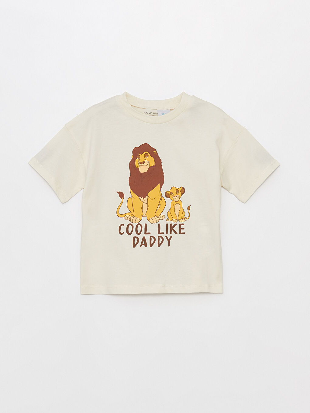 LCW baby T-shirt Bébé Garçon Imprimé Le Roi Lion Col Rond -S3JF20Z1-QVK