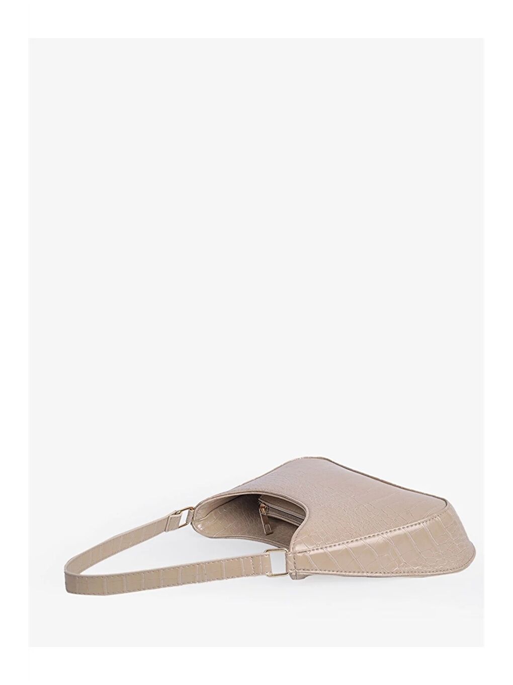 Bej Deri Görünümlü Kadın Çanta-2