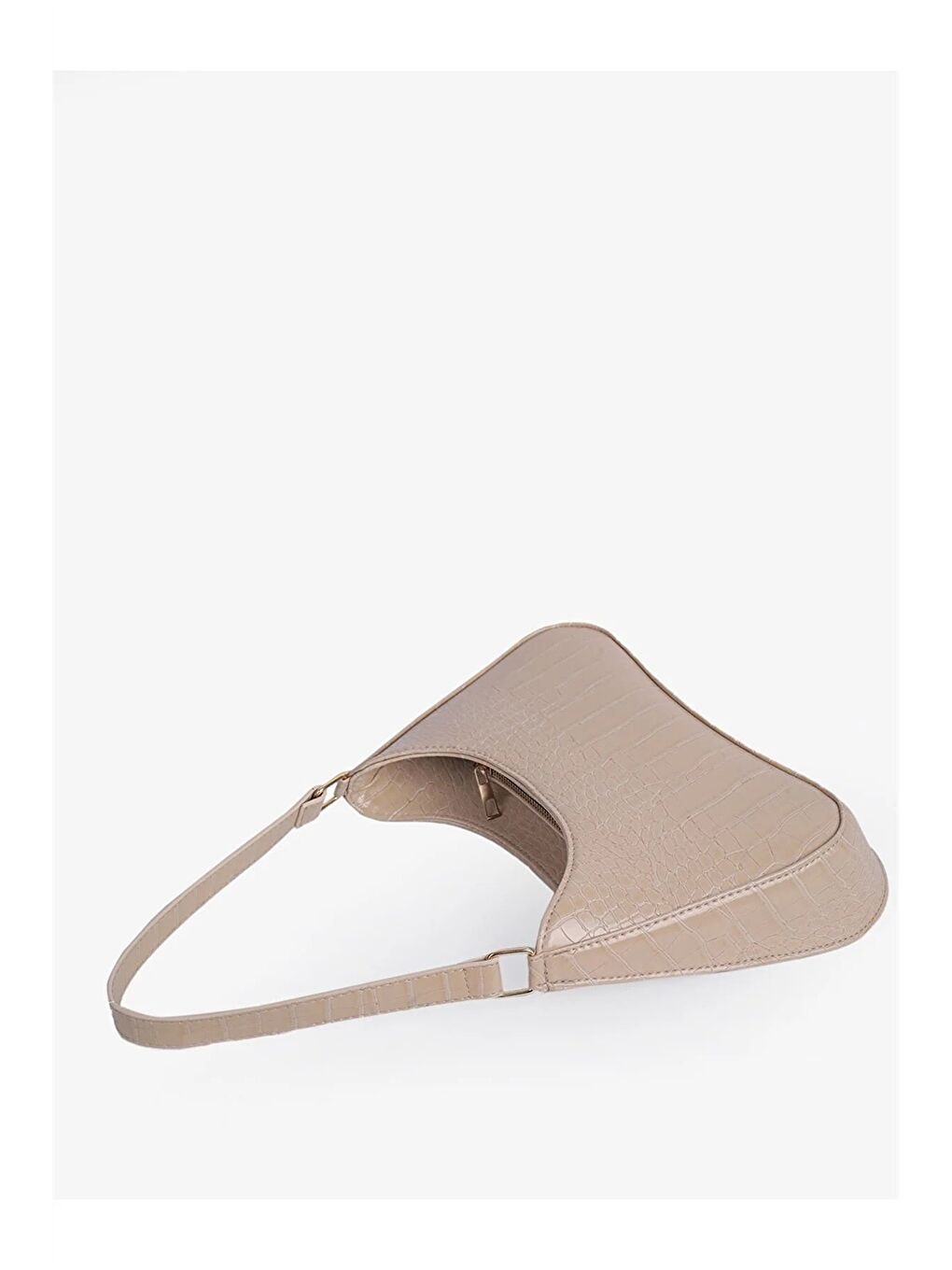 Bej Deri Görünümlü Kadın Çanta-3