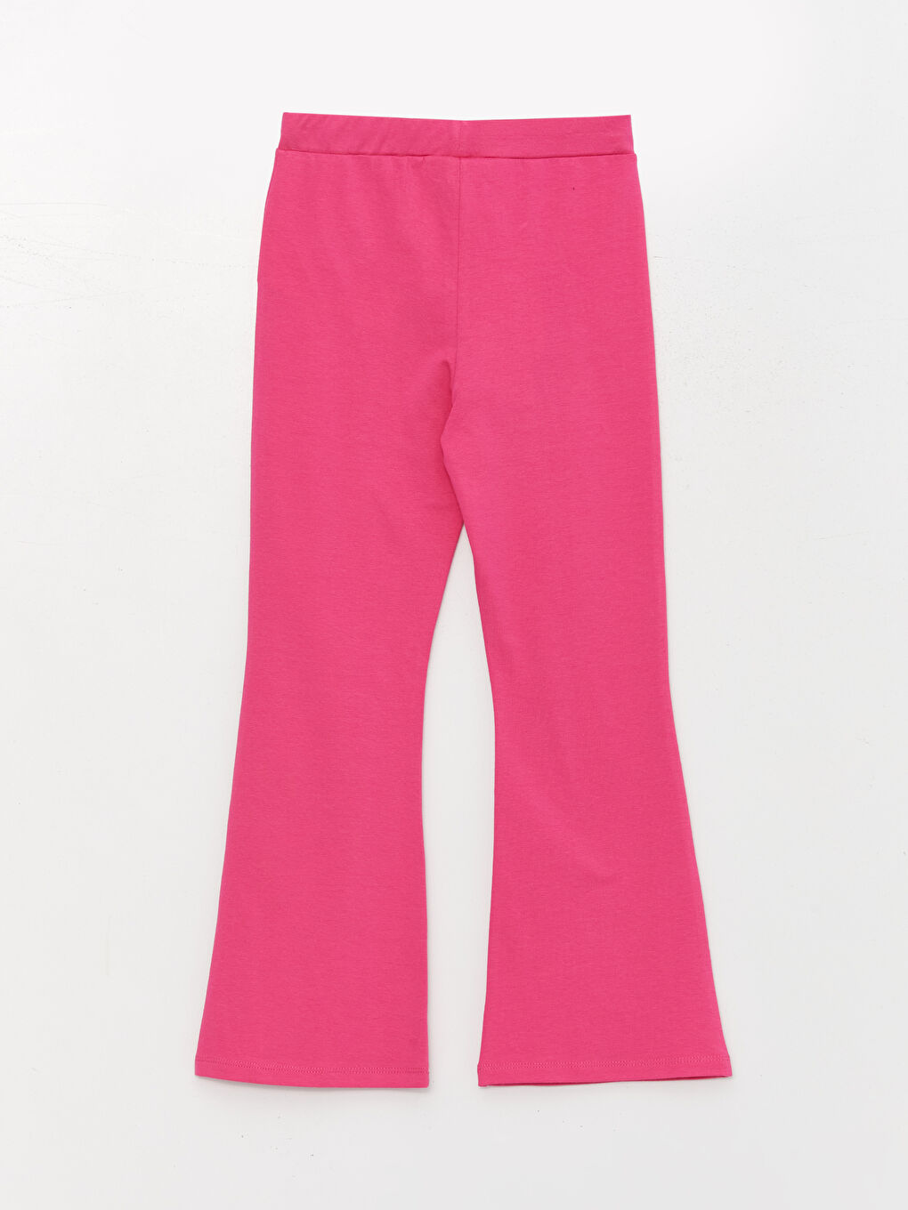 Pembe Beli Lastikli Barbie Baskılı Kız Çocuk Tayt Pantolon-3