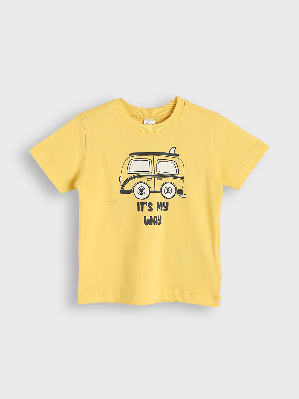 Crew Neck Printed Boys' T-Shirt 2 Pack-1